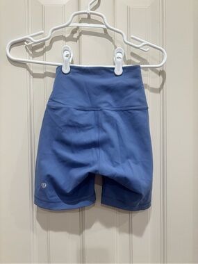 lululemon athletica High-Rise Periwinkle Bike Shorts